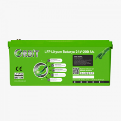 ORBİT 24V 100 AH LİFEPO4 AKÜ-ABS KASA