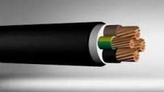 4X25 N2XH KABLO SİYAH(1 metre)