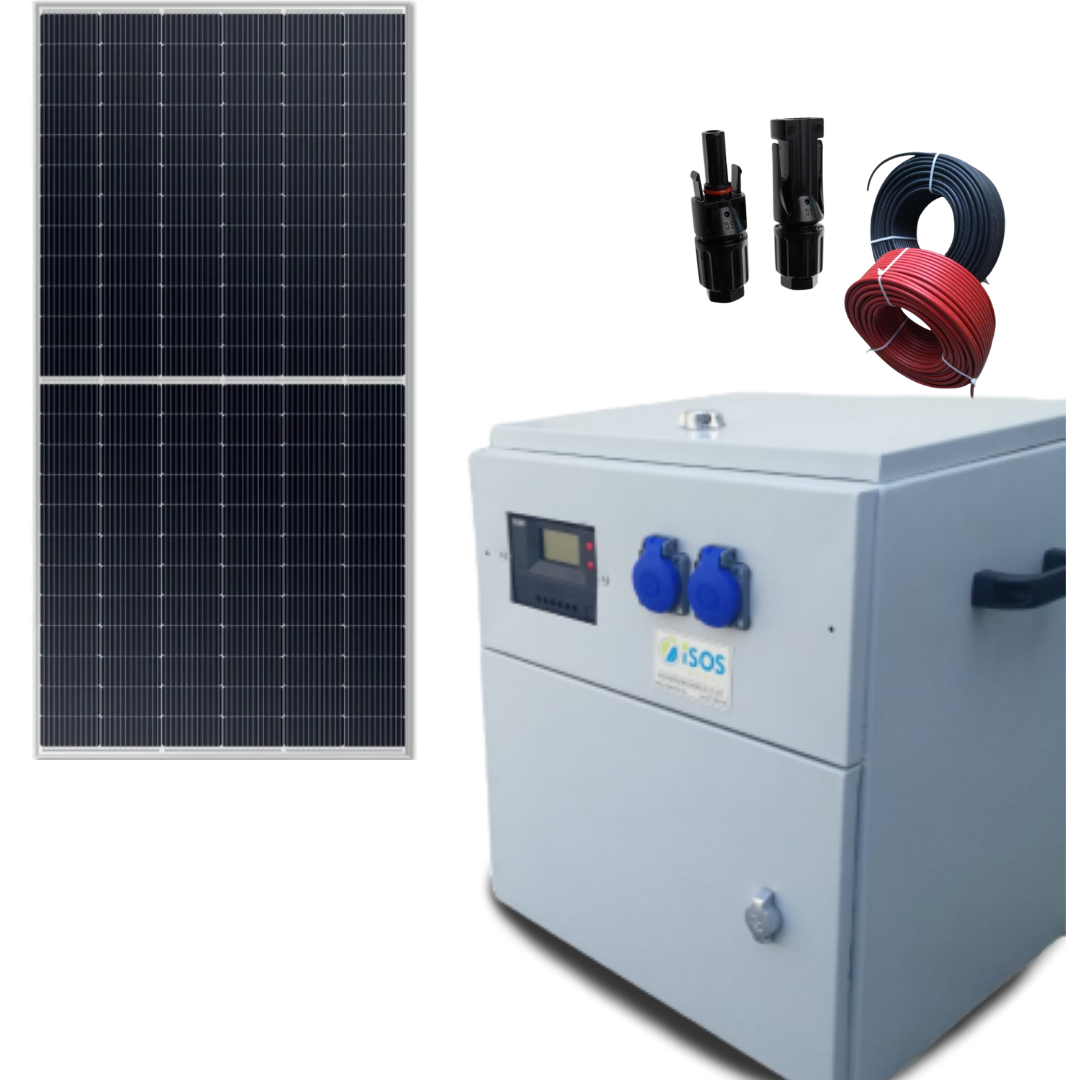 2400 WATT Güneş Enerjili Buzdolabı+Tv+aydınlatma Paketi