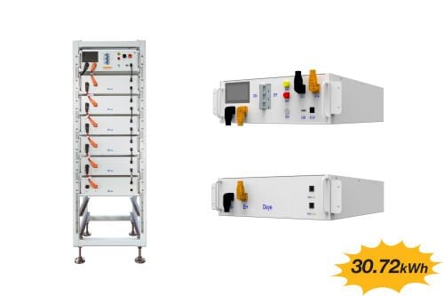 DEYE YÜKSEK VOLTAJ AKÜ LİFEPO4 30.72 kWh HV