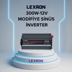 LEXRON 12 V 300 WATT MODİFİYE SİNÜS İNVERTER