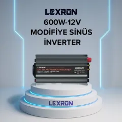 LEXRON 12 V 600 WATT MODİFİYE SİNÜS İNVERTER