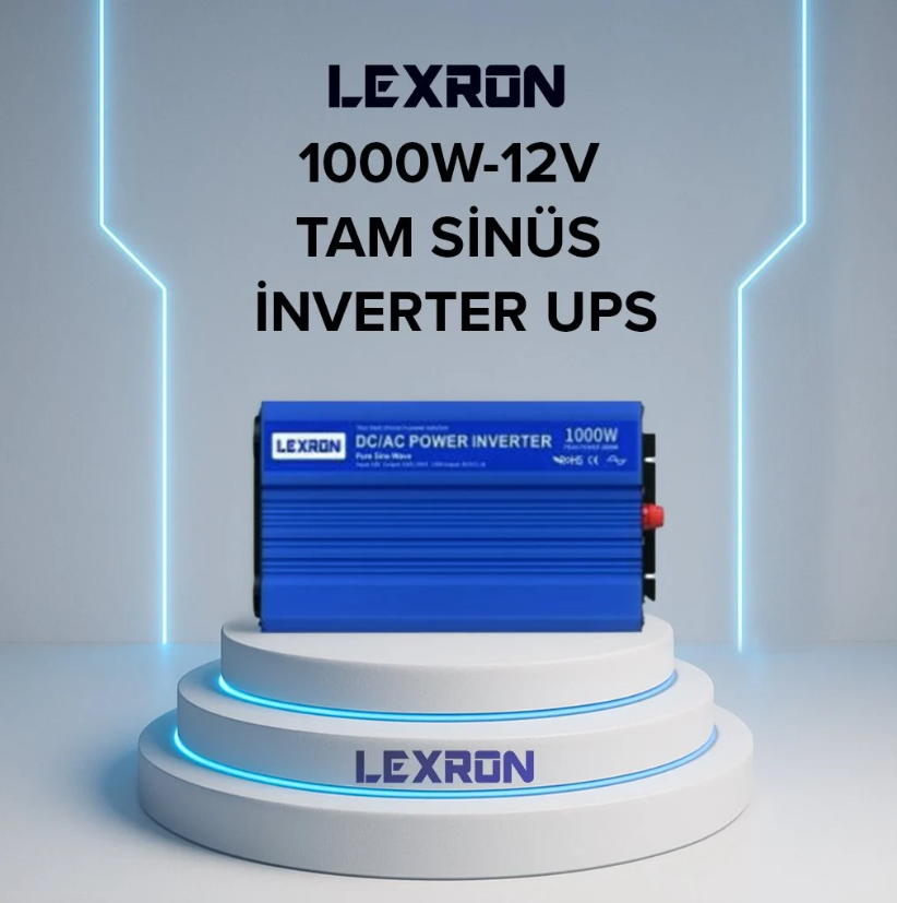 LEXRON 12 V 1000 WATT TAM SİNÜS UPS İNVERTER