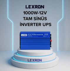 LEXRON 12 V 1000 WATT TAM SİNÜS UPS İNVERTER