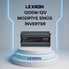 LEXRON 12 V 1200 WATT MODİFİYE SİNÜS İNVERTER