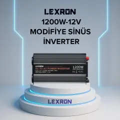 LEXRON 12 V 1200 WATT MODİFİYE SİNÜS İNVERTER