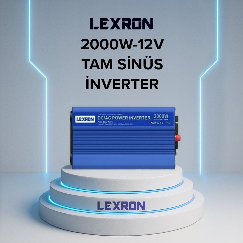 LEXRON 12 V 2000 WATT TAM SİNÜS İNVERTER