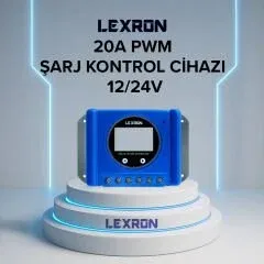 LEXRON 12/24 V 20A PWM ŞARJ REGÜLATÖRÜ