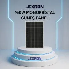 LEXRON 160 MONOKRİSTAL TOPCON GÜNEŞ PANELİ