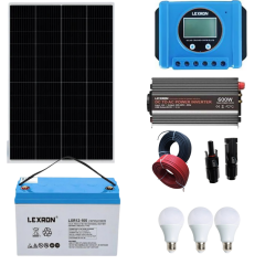 1000 WATT GÜNEŞ ENERJİSİ SİSTEMİ(TV+AYDINLATMA+ARAÇ BUZDOLABI)
