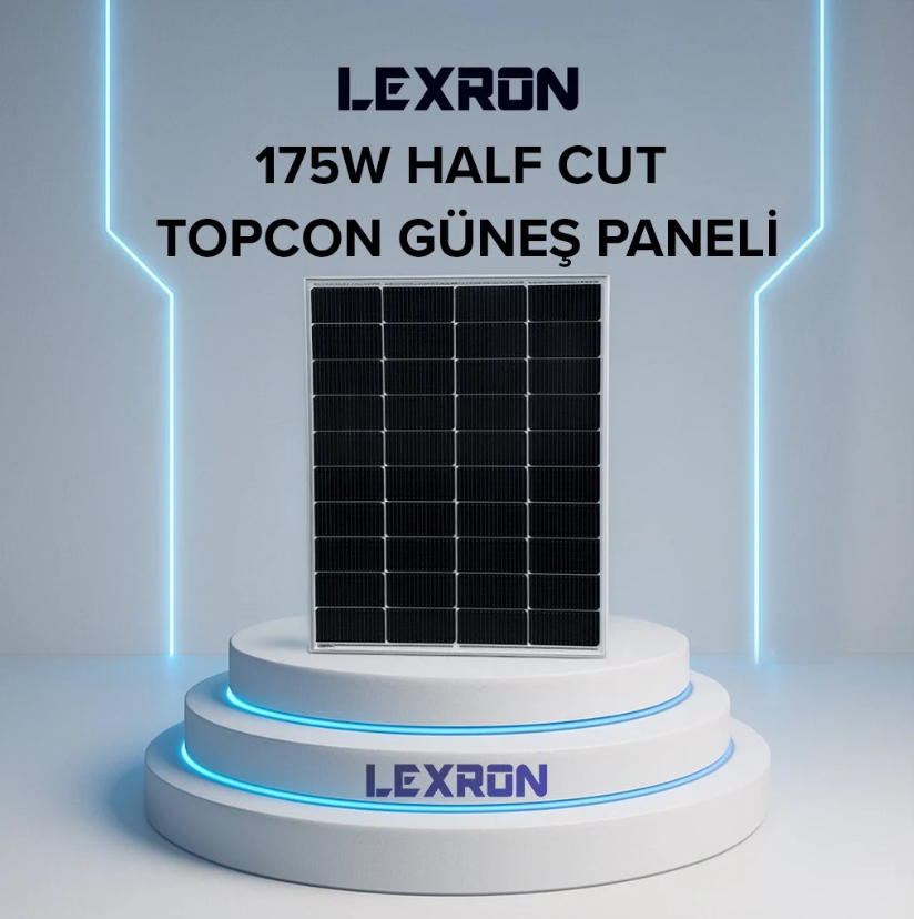 LEXRON 175 MONOKRİSTAL TOPCON GÜNEŞ PANELİ