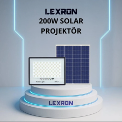 LEXRON 200 WATT SOLAR PROJEKTÖR