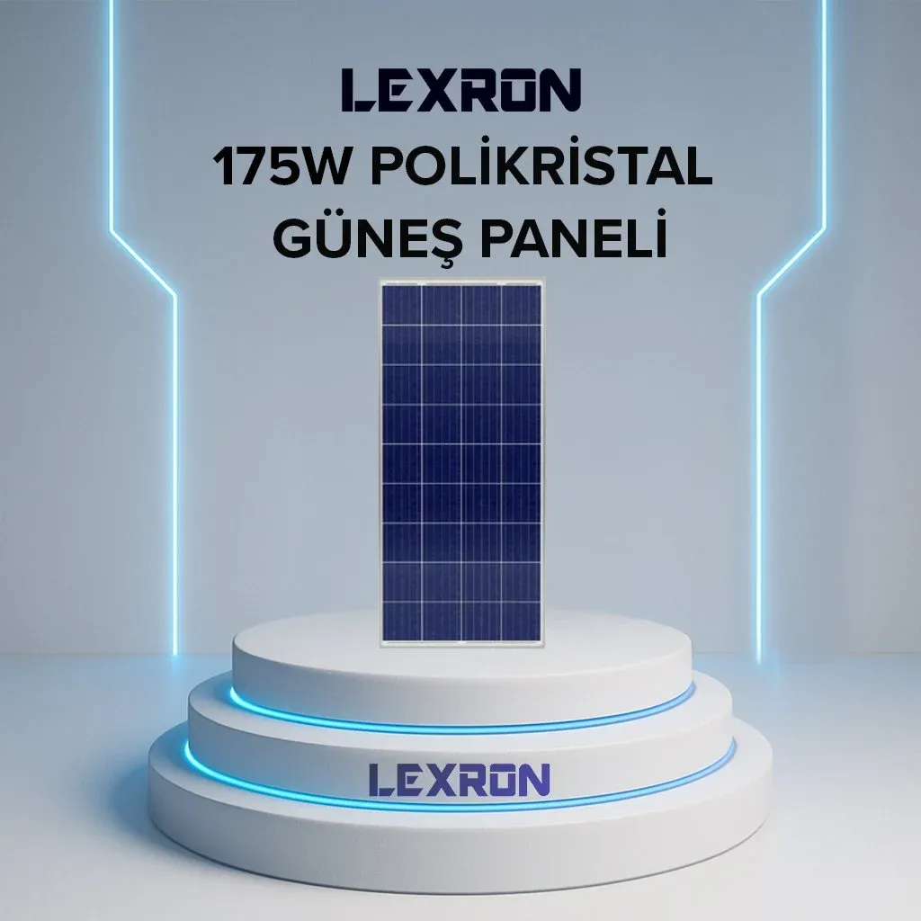 LEXRON 175 WATT POLİKRİSTAL GÜNEŞ PANELİ