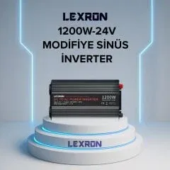 LEXRON 24 V 1200 WATT MODİFİYE SİNÜS İNVERTER