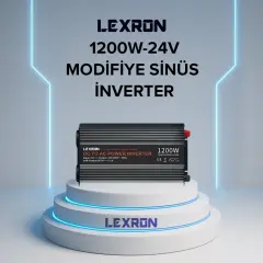 LEXRON 24 V 1200 WATT MODİFİYE SİNÜS İNVERTER