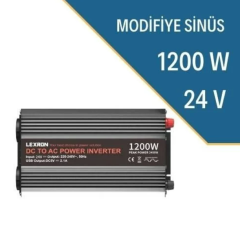 Lexron 24 Volt 1200 Watt Modifiye Sinüs İnverter