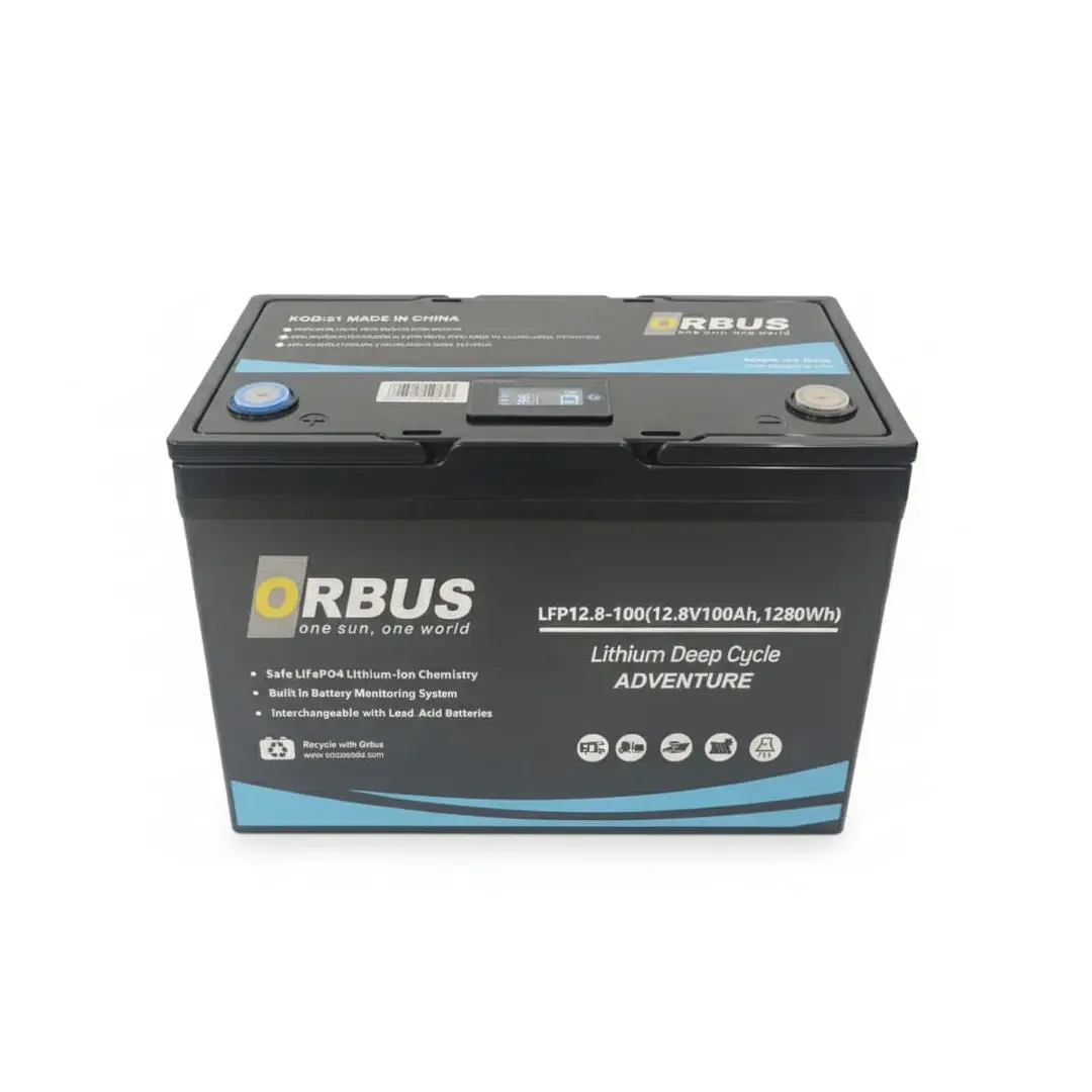 ORBUS 12.8 V 100 AMPER LİFEPO4 LİTYUM AKÜ