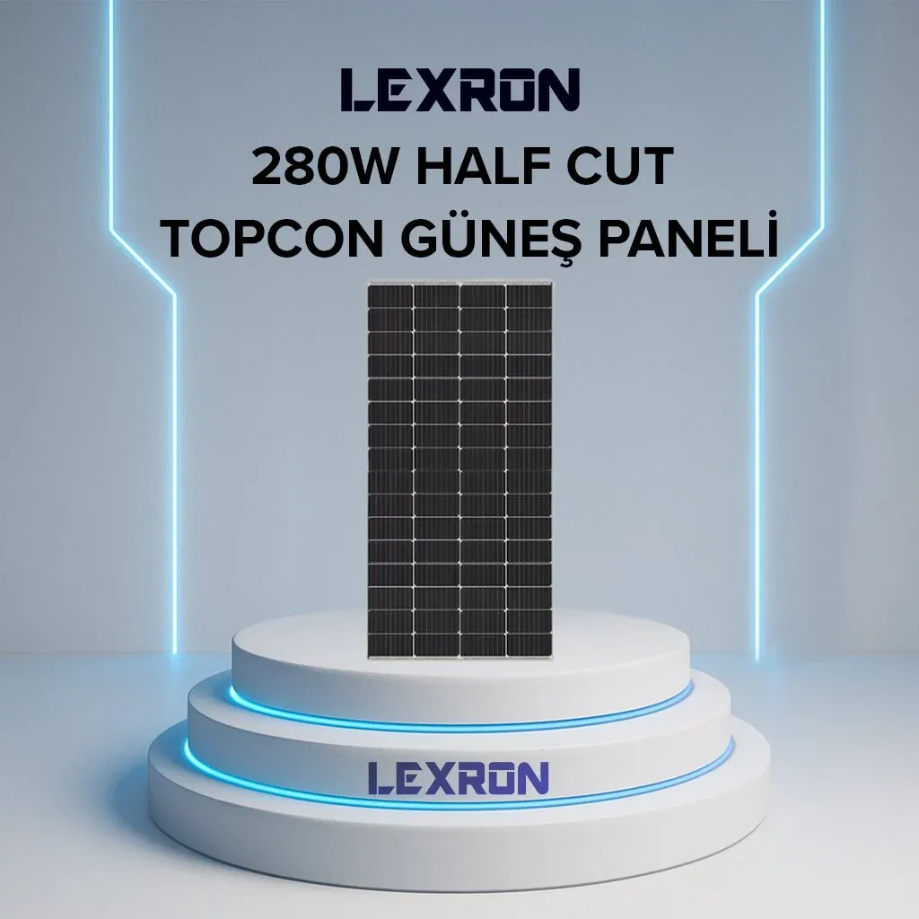 LEXRON 285 W MONOKRİSTAL TOPCON GÜNEŞ PANELİ