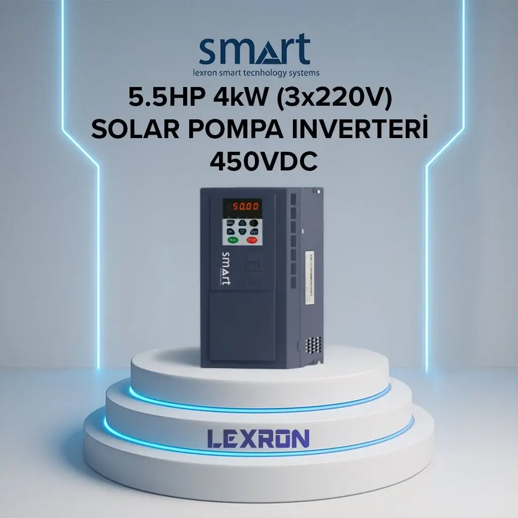 SMART 5,5 HP 4 KW TRİFAZE SOLAR POMPA İNVERTERİ