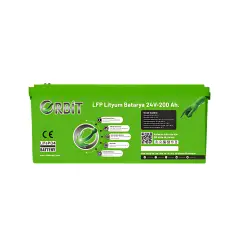 ORBİT 24V 210 AH LİFEPO4 AKÜ-ABS KASA