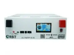 ORBİT 51.2V 100 AH LİFEPO4 AKÜ LOW VOLTAGE METAL KASA