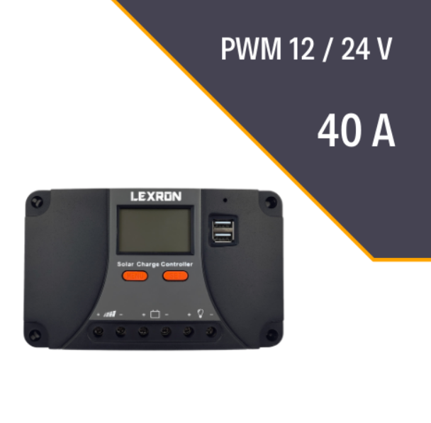 Lexron 40 A PWM Şarj Kontrol Cihazı