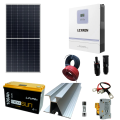 GÜNEŞ ENERJİLİ EKO KARAVAN PAKETİ(MONOKRİSTAL PANELLİ+LİFEPO4 BATARYALI)