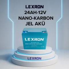 LEXRON 12V 24 AMPER JEL AKÜ