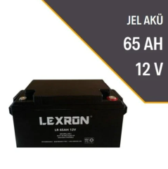 Lexron 12 VOLT 65 AMPER JEL AKÜ