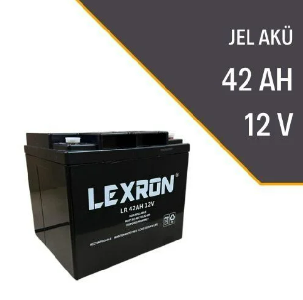 Lexron 12 VOLT 42 AMPER JEL AKÜ