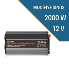 Lexron 12 Volt 2000 Watt Modifiye Sinüs İnverter