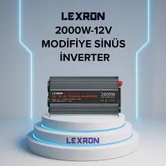 LEXRON 12 V 2000 WATT MODİFİYE SİNÜS İNVERTER