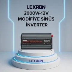 LEXRON 12 V 2000 WATT MODİFİYE SİNÜS İNVERTER