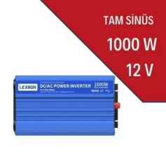 Lexron 12 Volt 1000 Watt Tam Sinüs İnverter