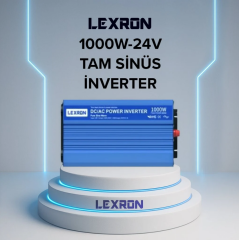LEXRON 24 V 1000 WATT TAM SİNÜS İNVERTER