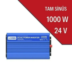 Lexron 24 Volt 1000 Watt Tam Sinüs İnverter