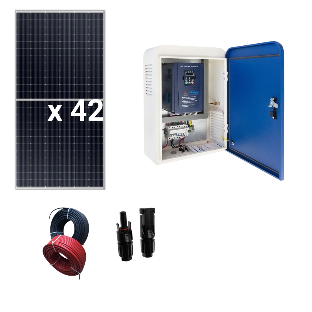 20 HP(15,2 KW) GÜNEŞ ENERJİLİ TARIMSAL SULAMA SİSTEMİ