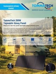 TommaTech 200Wp Esnek Güneş Paneli