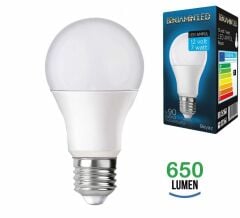 12 VOLT 7 WATT BEYAZ SOLAR LED (AKÜ)AMPÜLÜ 10 ADET