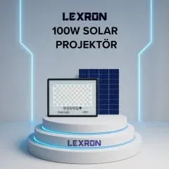 LEXRON 100 WATT SOLAR PROJEKTÖR