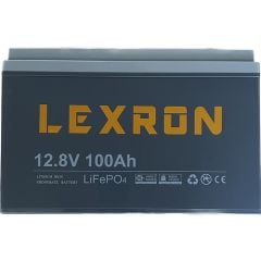Lexron 100AH 12.8V Lityum Akü