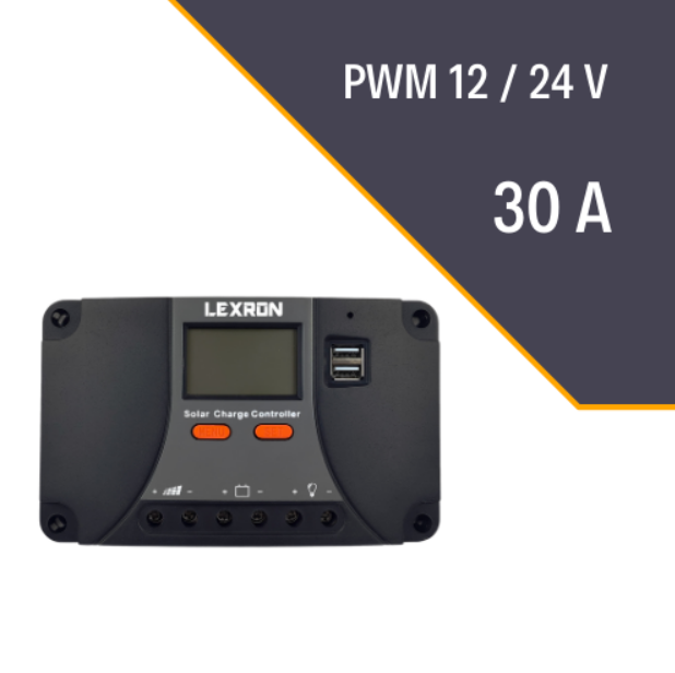 Lexron 30 A PWM Şarj Kontrol Cihazı