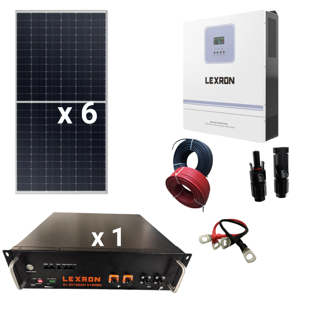 3540 WATT LİTYUM AKÜLÜ GÜNEŞ ENERJİLİ LİTYUM AKÜLÜ MEDİUM BAĞ EVİ PAKETİ