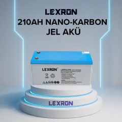 LEXRON 12V 210 AMPER JEL AKÜ