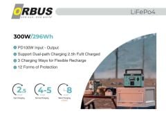 ORBUS 300 WATT TAŞINABİLİR GÜÇ İSTASYONU