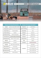 ORBUS 300 W (296 Wh) Taşınabilir Güç İstasyonu
