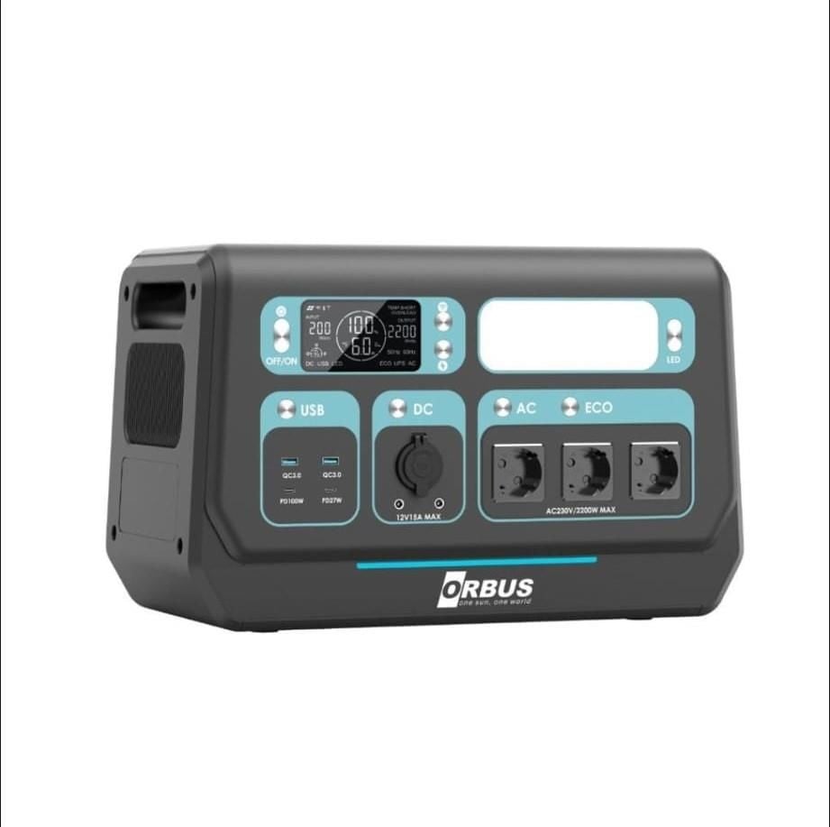 ORBUS 2200 WATT TAŞINABİLİR GÜÇ İSTASYONU
