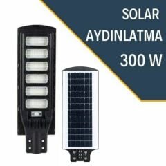 Lexron 350 W Solar Güneş Enerjili Bahçe Ve Sokak Lambası