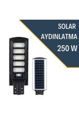 Lexron 250 W Solar Güneş Enerjili Bahçe Ve Sokak Lambası