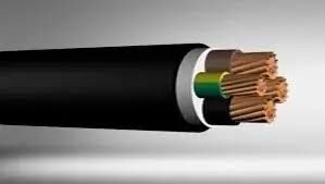 4X25 N2XH KABLO SİYAH(1 metre)